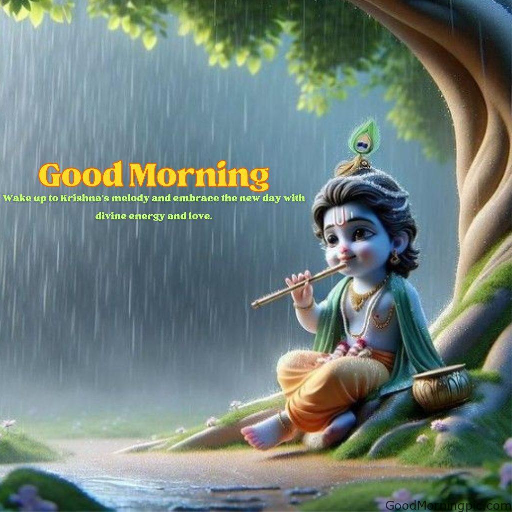 124+ Krishna Good Morning Images to Download and Share Daily 109 Divine Good Morning Quotes with Krishna 6 Krishna Good Morning Images