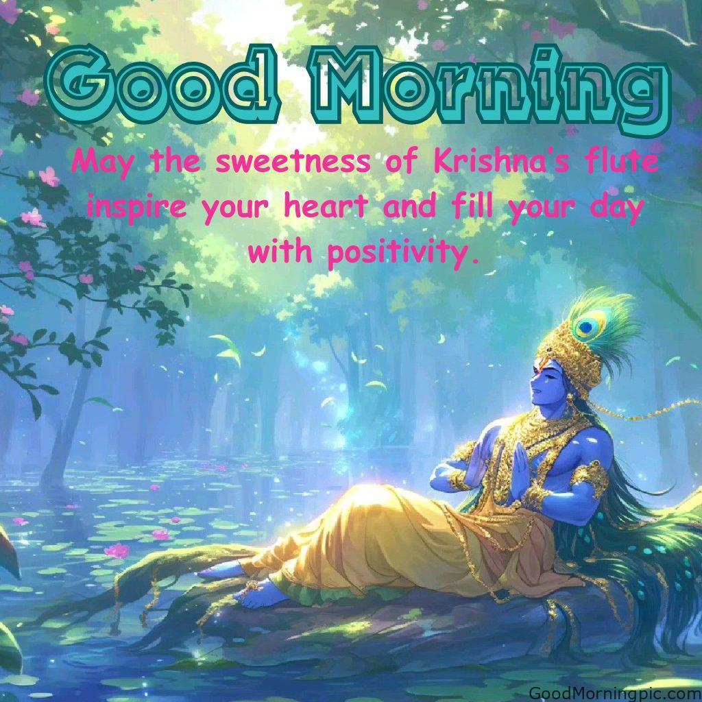 124+ Krishna Good Morning Images to Download and Share Daily 112 Divine Good Morning Quotes with Krishna 9 Krishna Good Morning Images