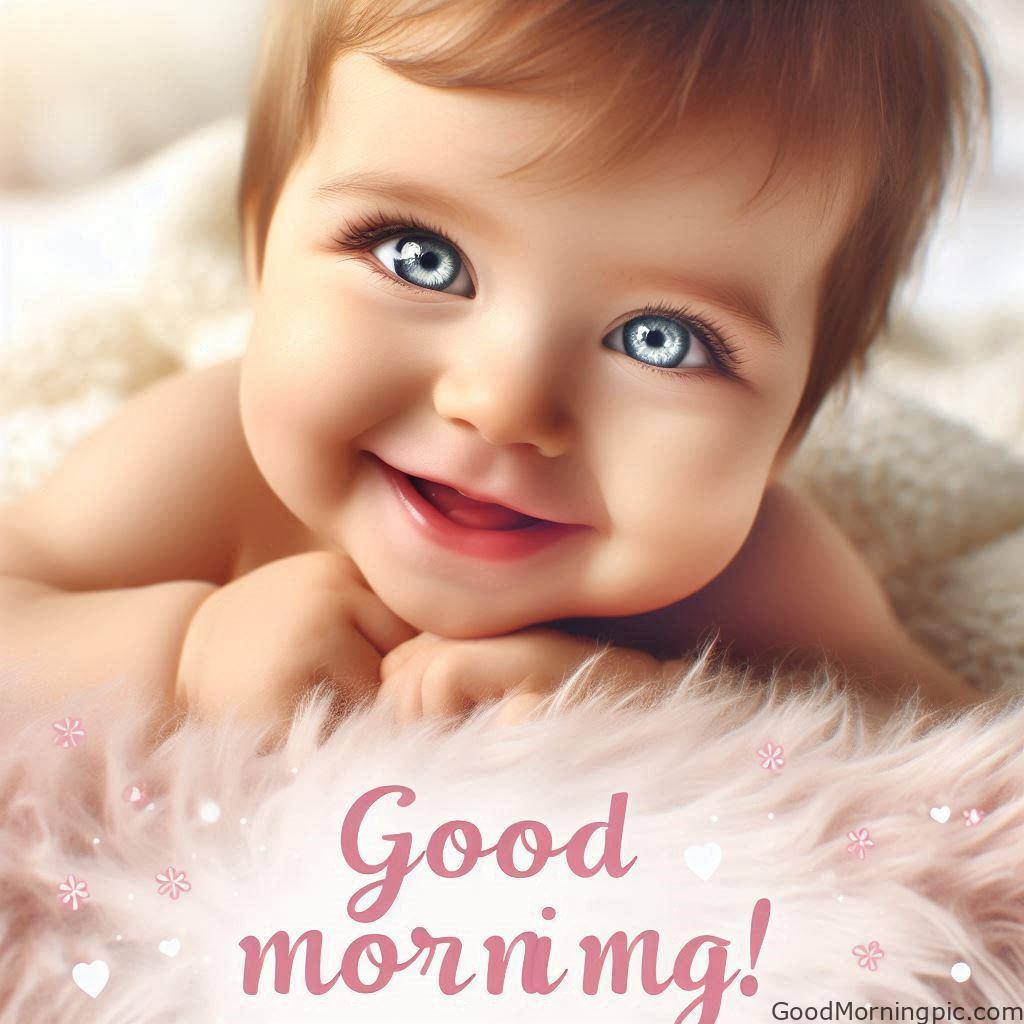 Good Morning Cute Baby Pics | Start Your Day with Adorable Smiles 39 Good Morning Baby Pic