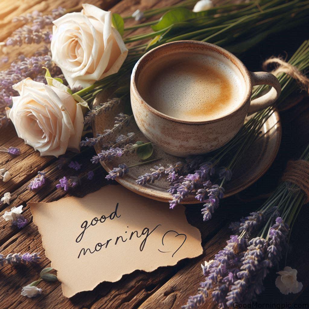 Beautiful Good Morning Coffee Images & Quotes for a Perfect Start 88 Good Morning Coffee and Flowers