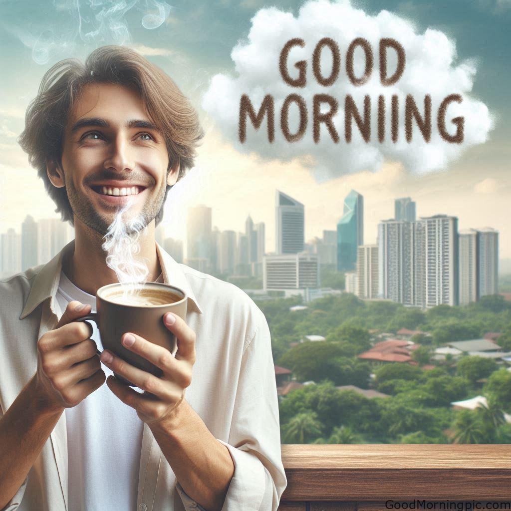 Beautiful Good Morning Coffee Images & Quotes for a Perfect Start 44 Good Morning Coffee with a Smile 7 Good Morning Coffee Images