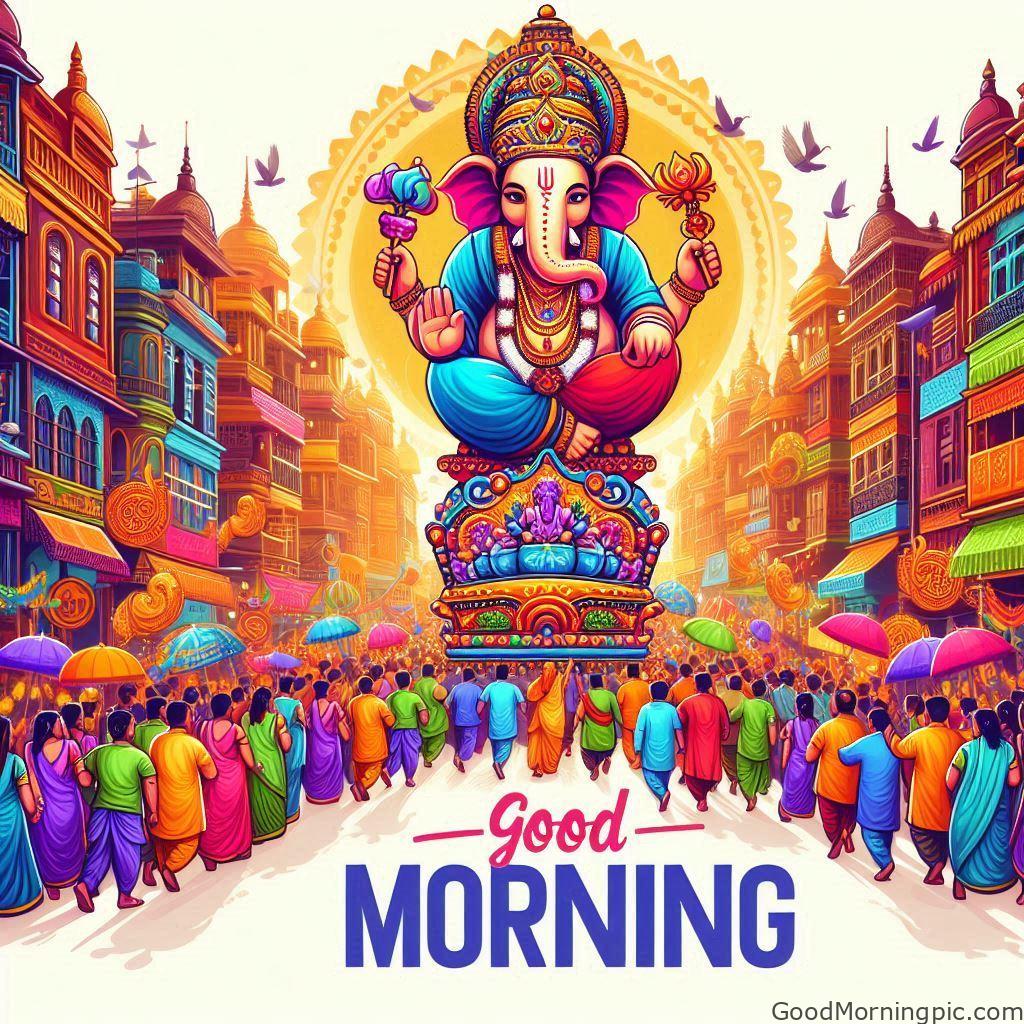 Good Morning Ganesh Chaturthi Images