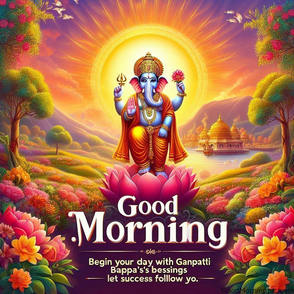 Good Morning Ganpati Bappa Status