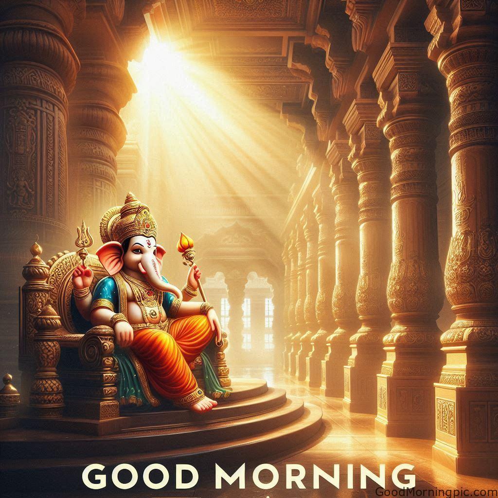 Good Morning Ganpati Bappa Status