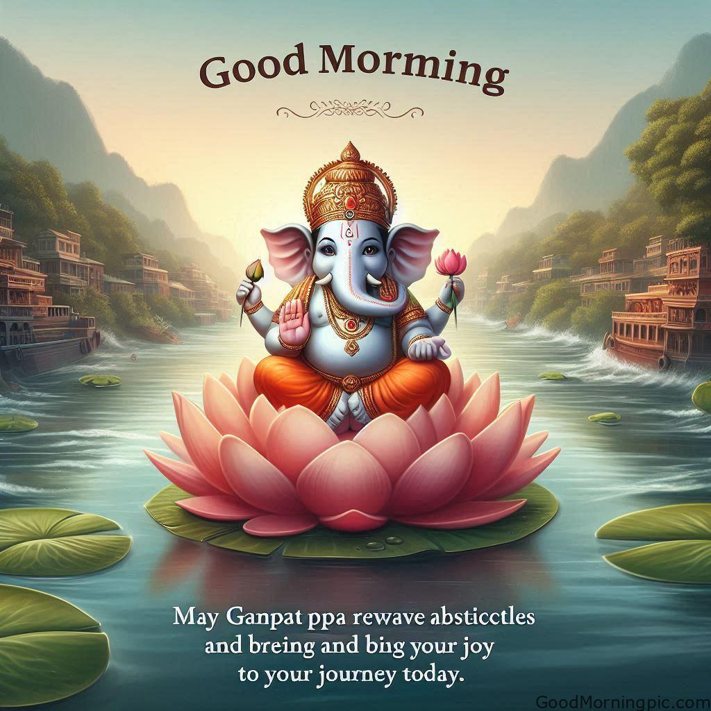 Good Morning Ganpati Bappa Status