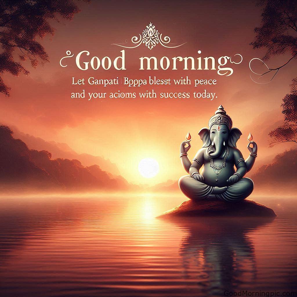 Good Morning Ganpati Bappa Status