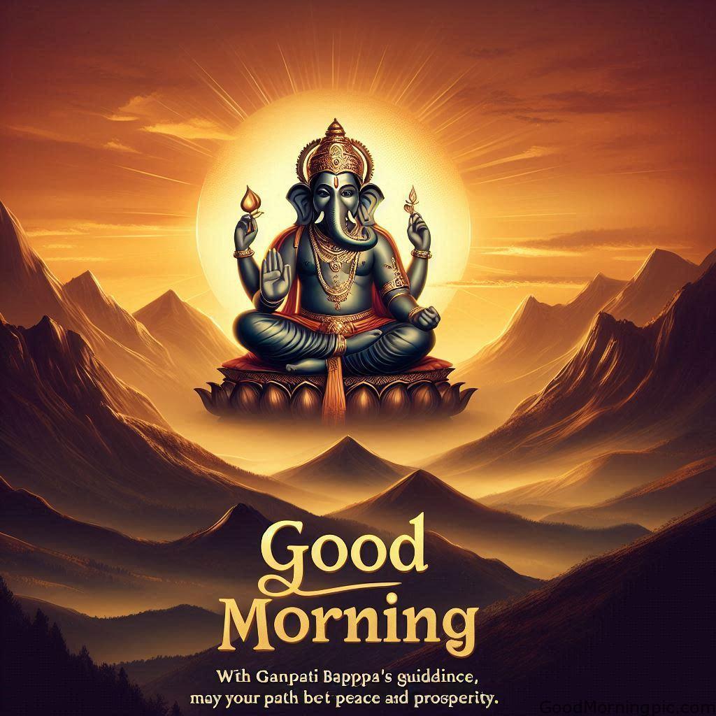 Good Morning Ganpati Bappa Status