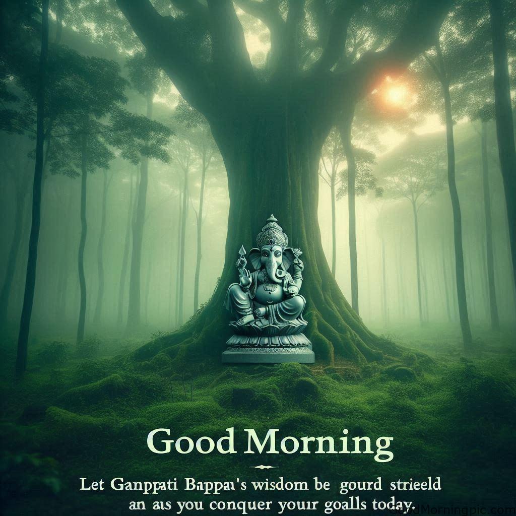 Good Morning Ganpati Bappa Status