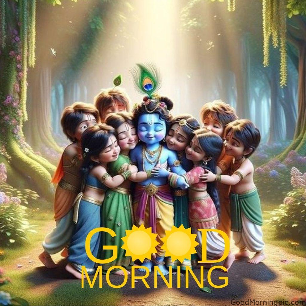 124+ Krishna Good Morning Images to Download and Share Daily 33 Good Morning Krishna Photos 2 Krishna Good Morning Images