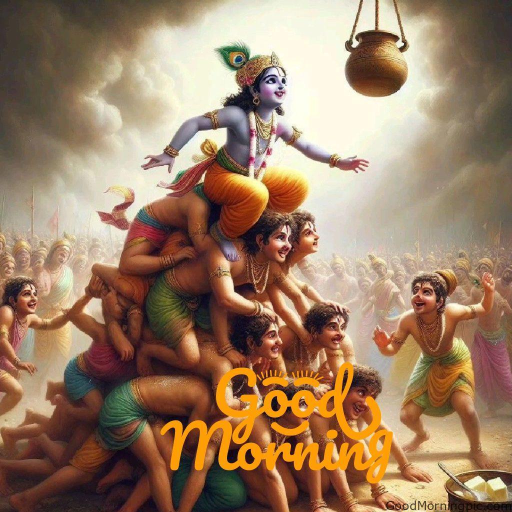 124+ Krishna Good Morning Images to Download and Share Daily 38 Good Morning Krishna Photos 7 Krishna Good Morning Images