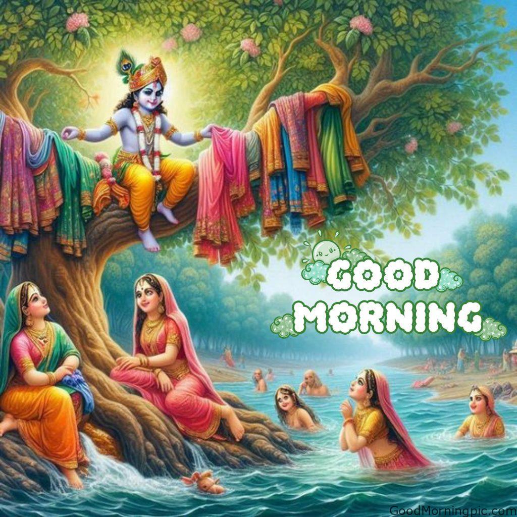 124+ Krishna Good Morning Images to Download and Share Daily 39 Good Morning Krishna Photos 8 Krishna Good Morning Images