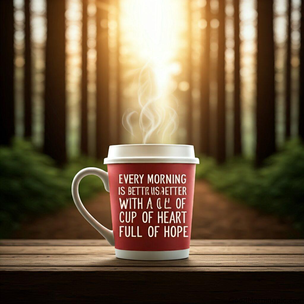 Beautiful Good Morning Coffee Images & Quotes for a Perfect Start 130 Good Morning With Coffee Quotes