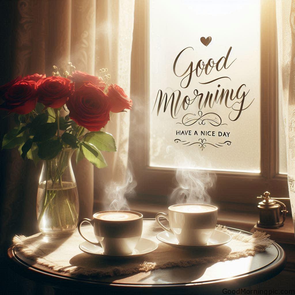 Beautiful Good Morning Coffee Images & Quotes for a Perfect Start 27 Good morning coffee love 3 Good Morning Coffee Images