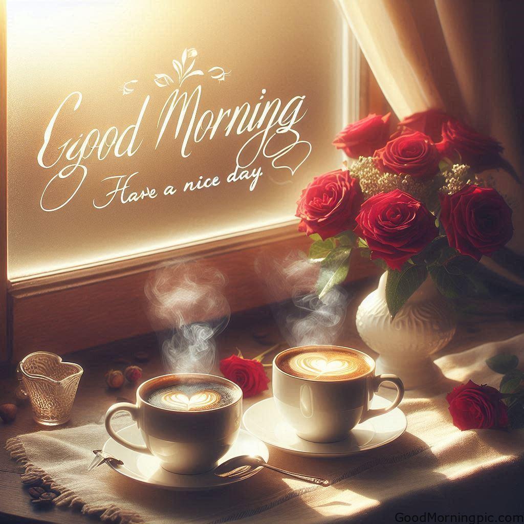 Beautiful Good Morning Coffee Images & Quotes for a Perfect Start 33 Good morning coffee love 9 Good Morning Coffee Images