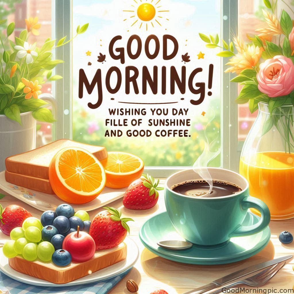 Beautiful Good Morning Coffee Images & Quotes for a Perfect Start 118 Good morning coffee wishes