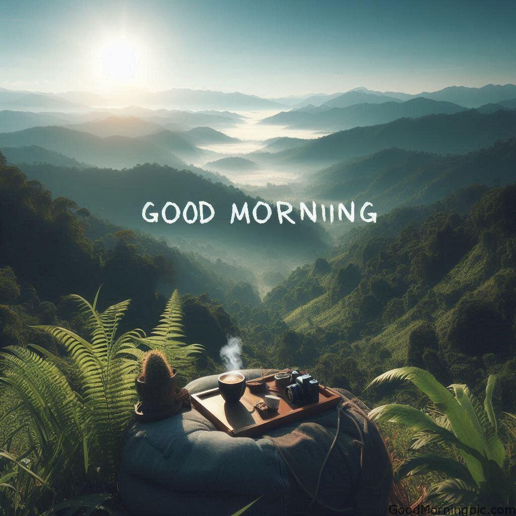 Beautiful Good Morning Coffee Images & Quotes for a Perfect Start 66 Good morning with coffee and sunshine 1 Good Morning Coffee Images