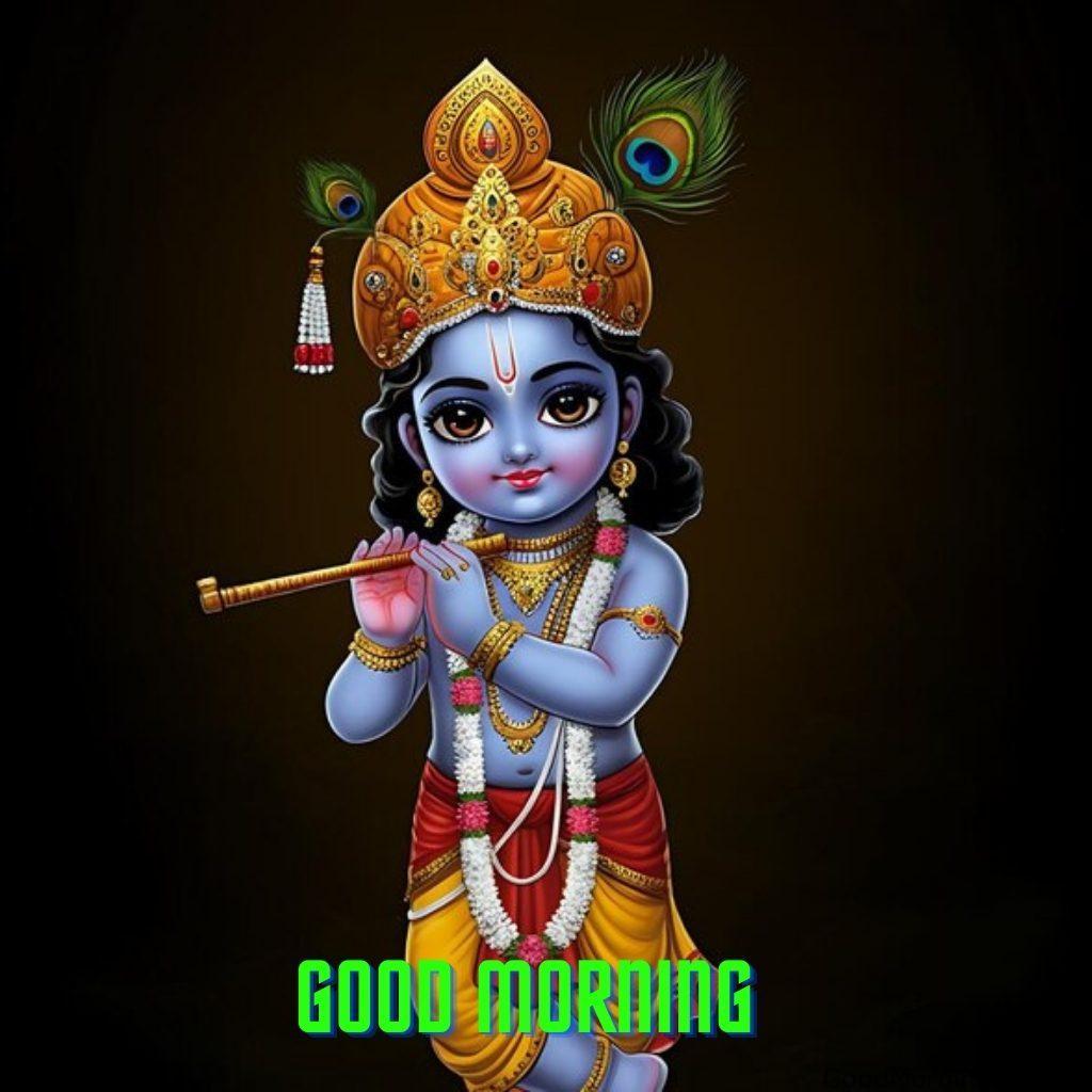 124+ Krishna Good Morning Images to Download and Share Daily 23 Krishna Bhakti Good Morning Photos 2 Krishna Good Morning Images