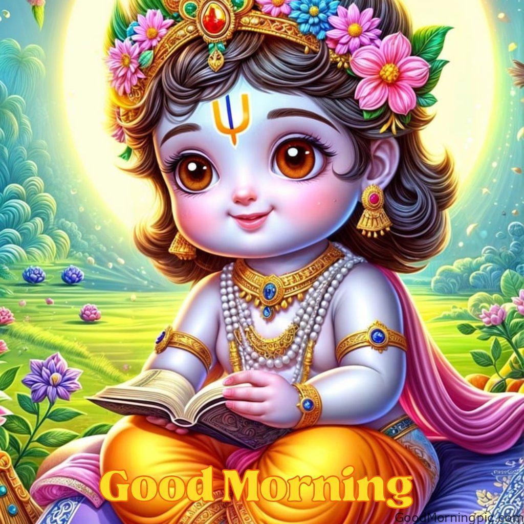 124+ Krishna Good Morning Images to Download and Share Daily 2 Krishna Good Morning Images 3 Krishna Good Morning Images