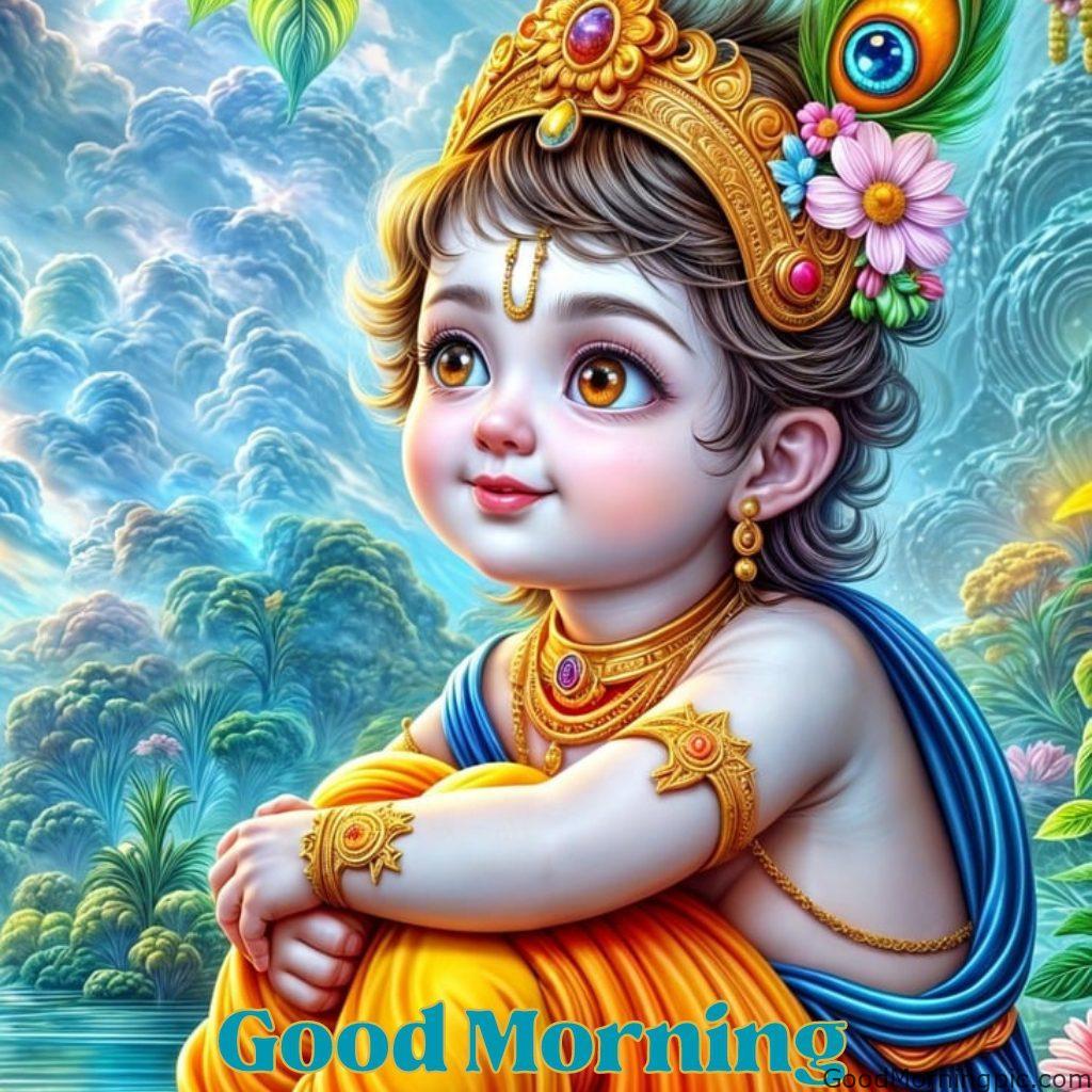 124+ Krishna Good Morning Images to Download and Share Daily 4 Krishna Good Morning Images 4 Krishna Good Morning Images