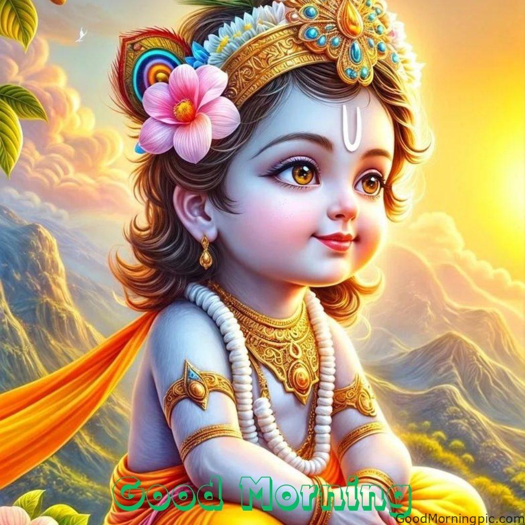 124+ Krishna Good Morning Images to Download and Share Daily 6 Krishna Good Morning Images 6 Krishna Good Morning Images