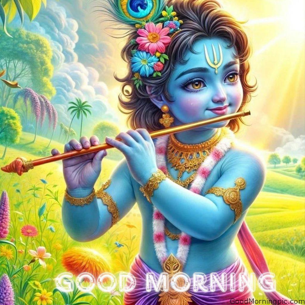 124+ Krishna Good Morning Images to Download and Share Daily 7 Krishna Good Morning Images 7 Krishna Good Morning Images