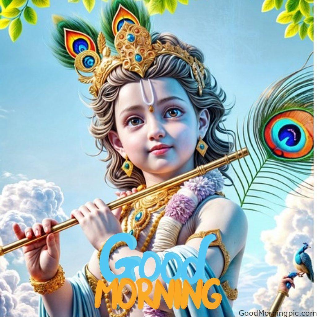 124+ Krishna Good Morning Images to Download and Share Daily 8 Krishna Good Morning Images 8 Krishna Good Morning Images