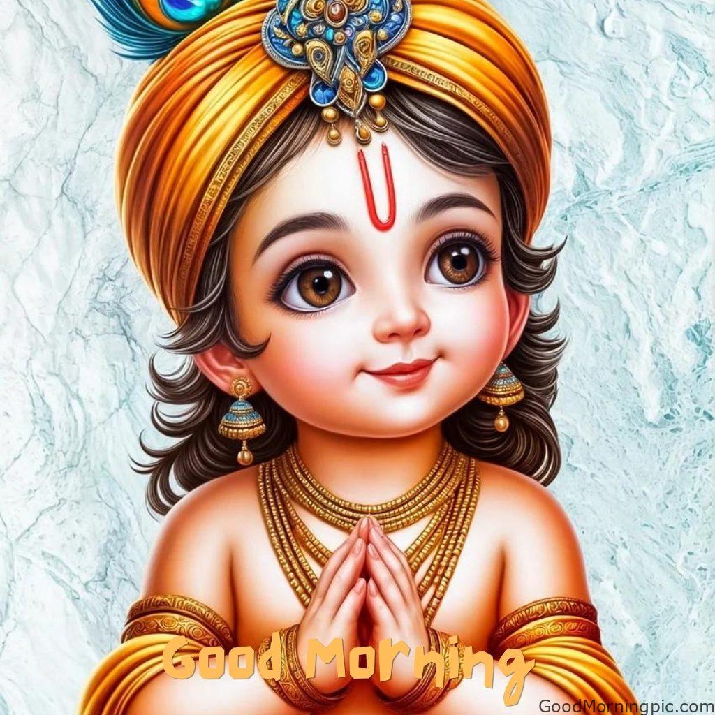 124+ Krishna Good Morning Images to Download and Share Daily 10 Krishna Good Morning Images 9 1 Krishna Good Morning Images