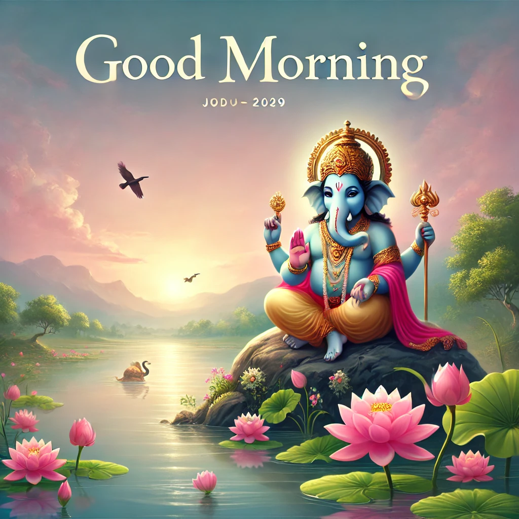 Lord Ganesha Blessings Good Morning