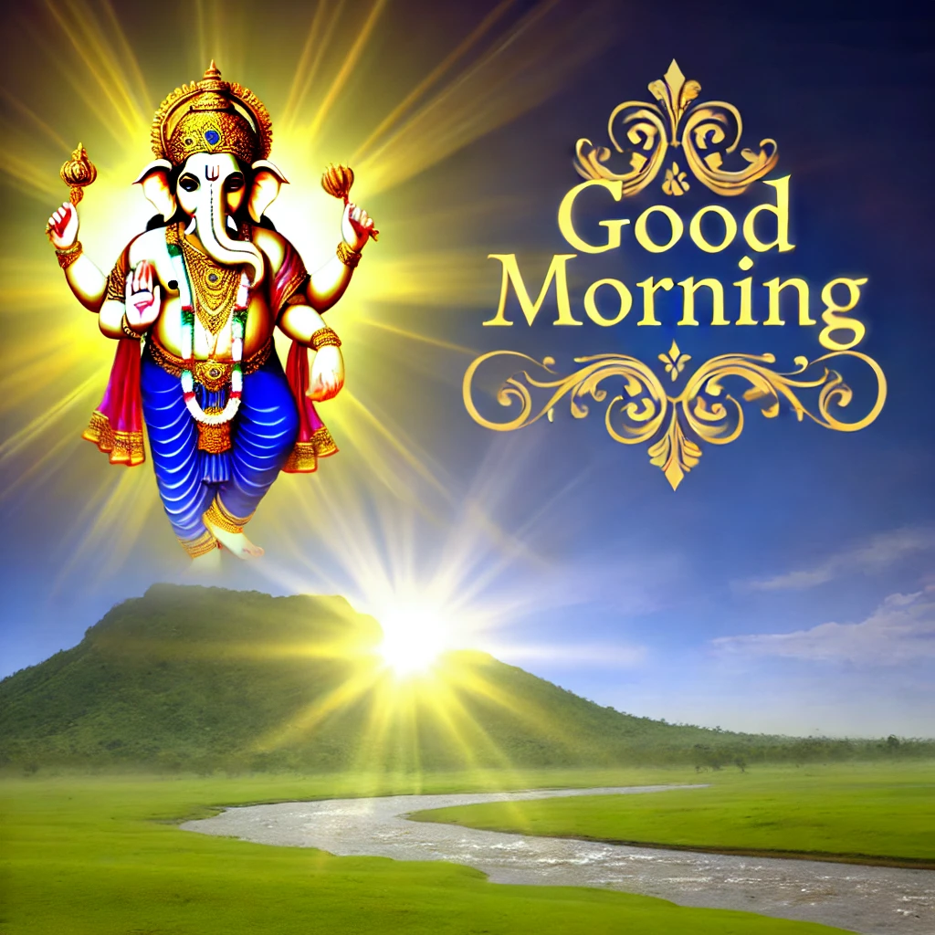 Lord Ganesha Blessings Good Morning