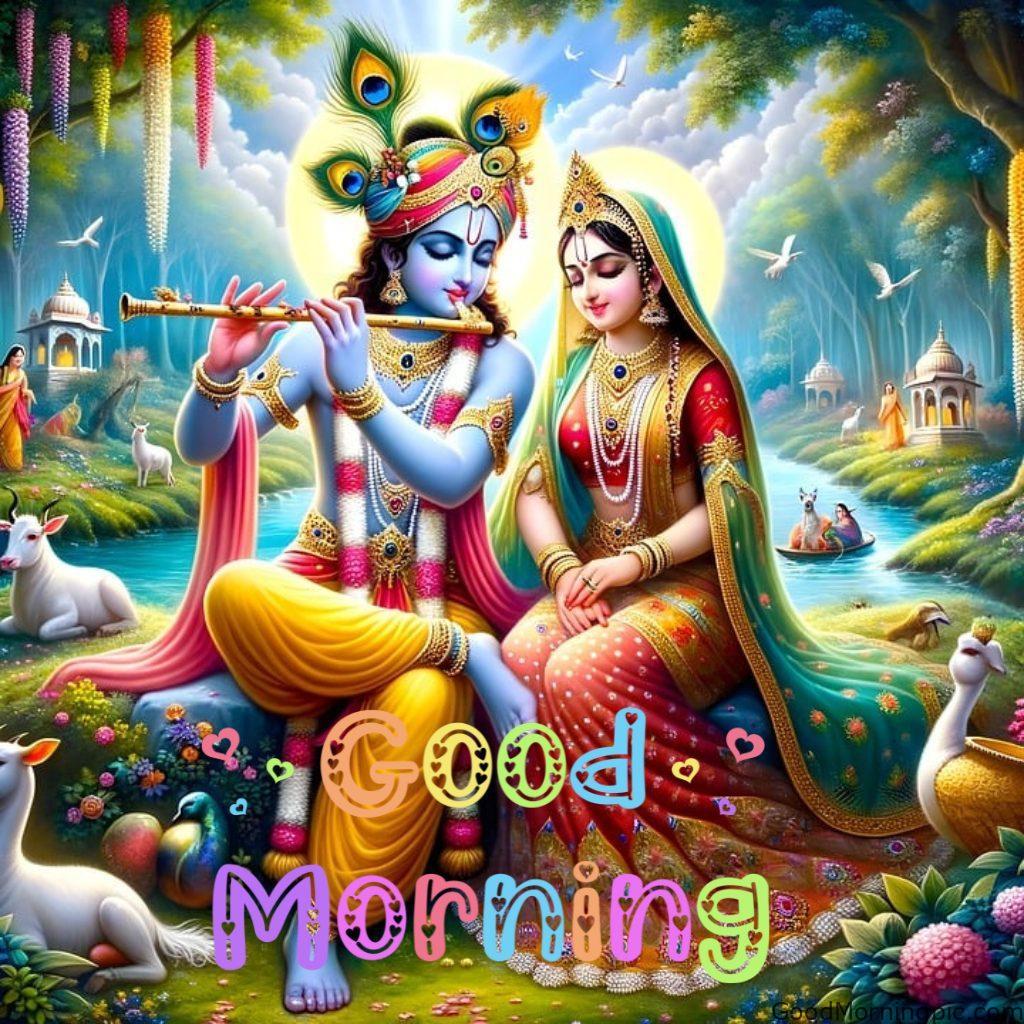 124+ Krishna Good Morning Images to Download and Share Daily 13 Radha Krishna Good Morning Pictures 2 Krishna Good Morning Images