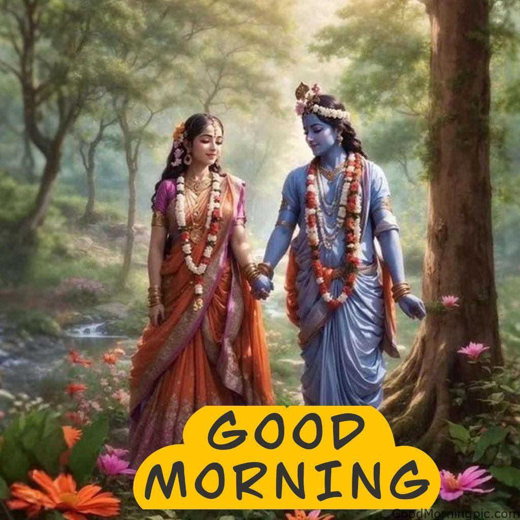 124+ Krishna Good Morning Images to Download and Share Daily 16 Radha Krishna Good Morning Pictures 5 Krishna Good Morning Images