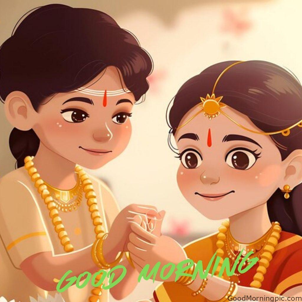 124+ Krishna Good Morning Images to Download and Share Daily 58 Radhe Krishna Morning Blessings 6 Krishna Good Morning Images