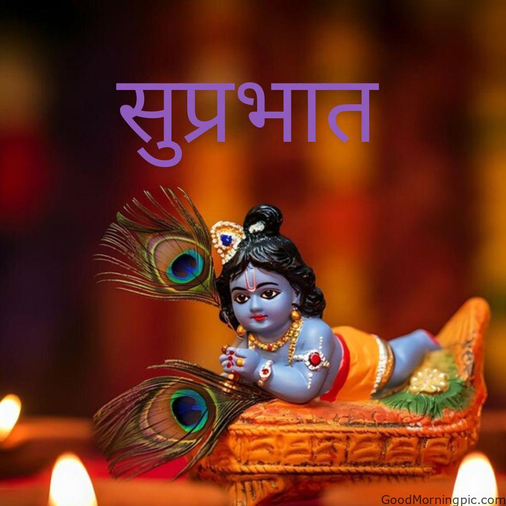124+ Krishna Good Morning Images to Download and Share Daily 75 Shri Krishna Good Morning Wishes in Hindi 3 Krishna Good Morning Images