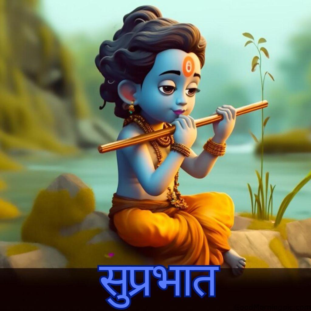 124+ Krishna Good Morning Images to Download and Share Daily 80 Shri Krishna Good Morning Wishes in Hindi 8 Krishna Good Morning Images