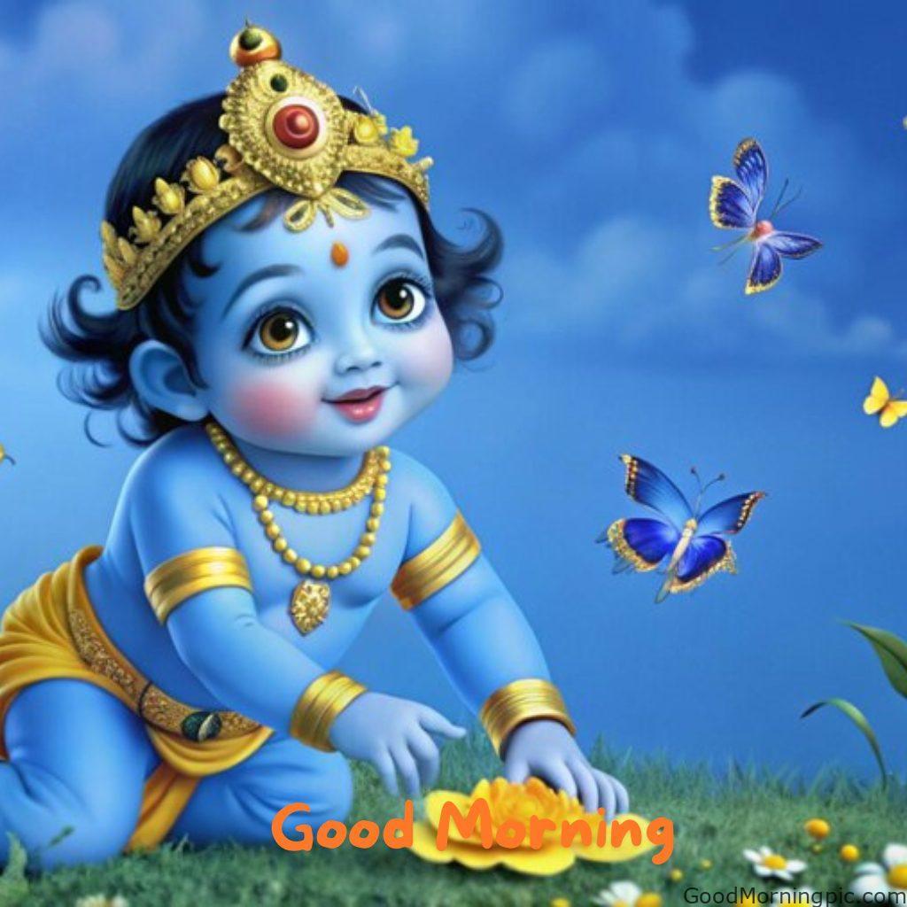 124+ Krishna Good Morning Images to Download and Share Daily 103 Spiritual Good Morning Images of Krishna 10 Krishna Good Morning Images