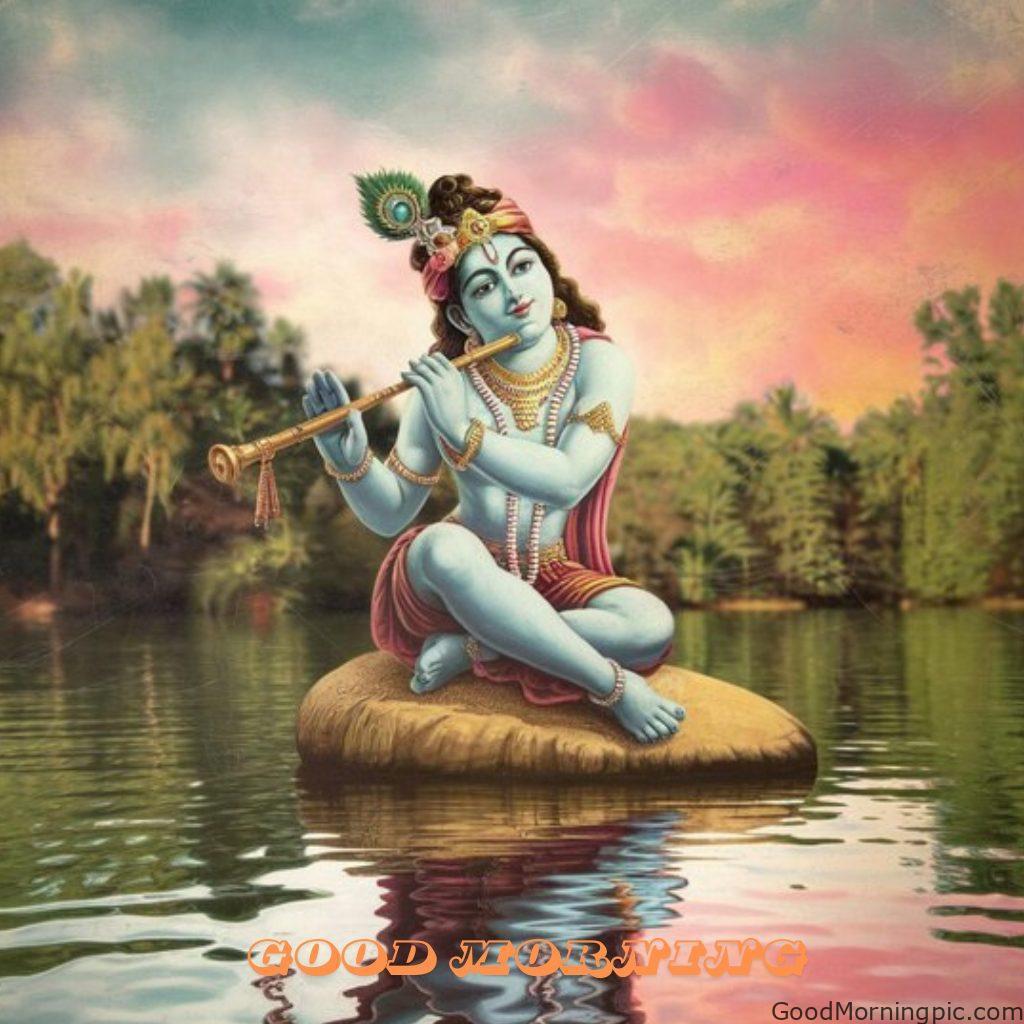 124+ Krishna Good Morning Images to Download and Share Daily 100 Spiritual Good Morning Images of Krishna 7 Krishna Good Morning Images