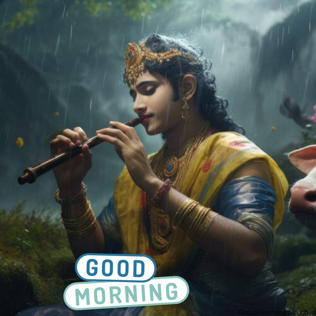 124+ Krishna Good Morning Images to Download and Share Daily 104 Spiritual Good Morning Images of Krishna Krishna Good Morning Images