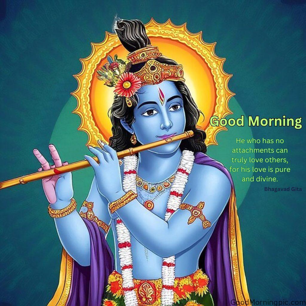 124+ Krishna Good Morning Images to Download and Share Daily 116 bhagavad gita good morning quotes 3 Krishna Good Morning Images