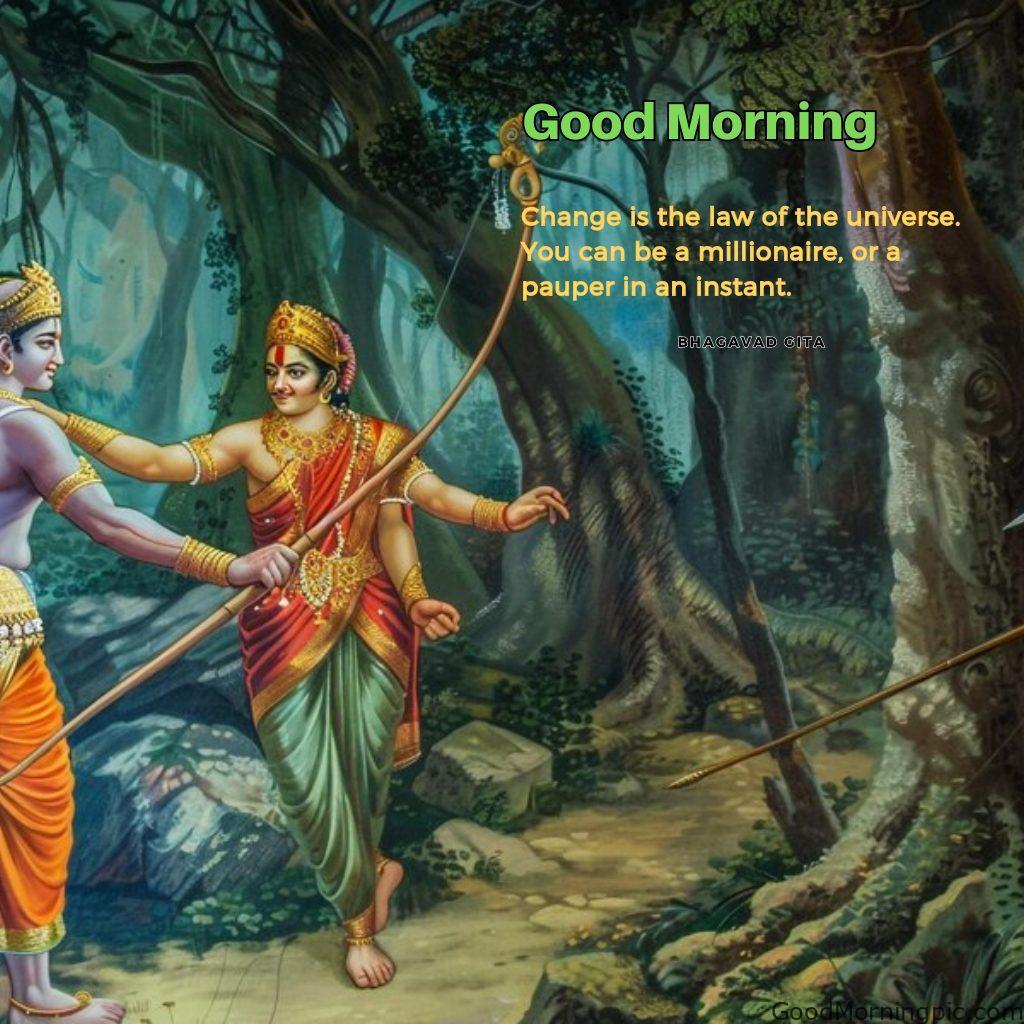 124+ Krishna Good Morning Images to Download and Share Daily 117 bhagavad gita good morning quotes 4 Krishna Good Morning Images
