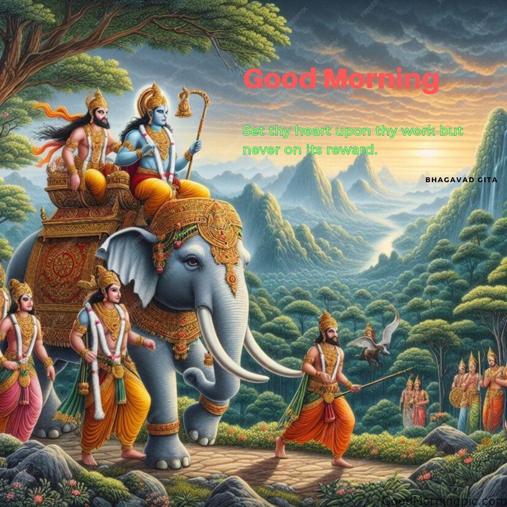 124+ Krishna Good Morning Images to Download and Share Daily 124 bhagavad gita good morning quotes Krishna Good Morning Images