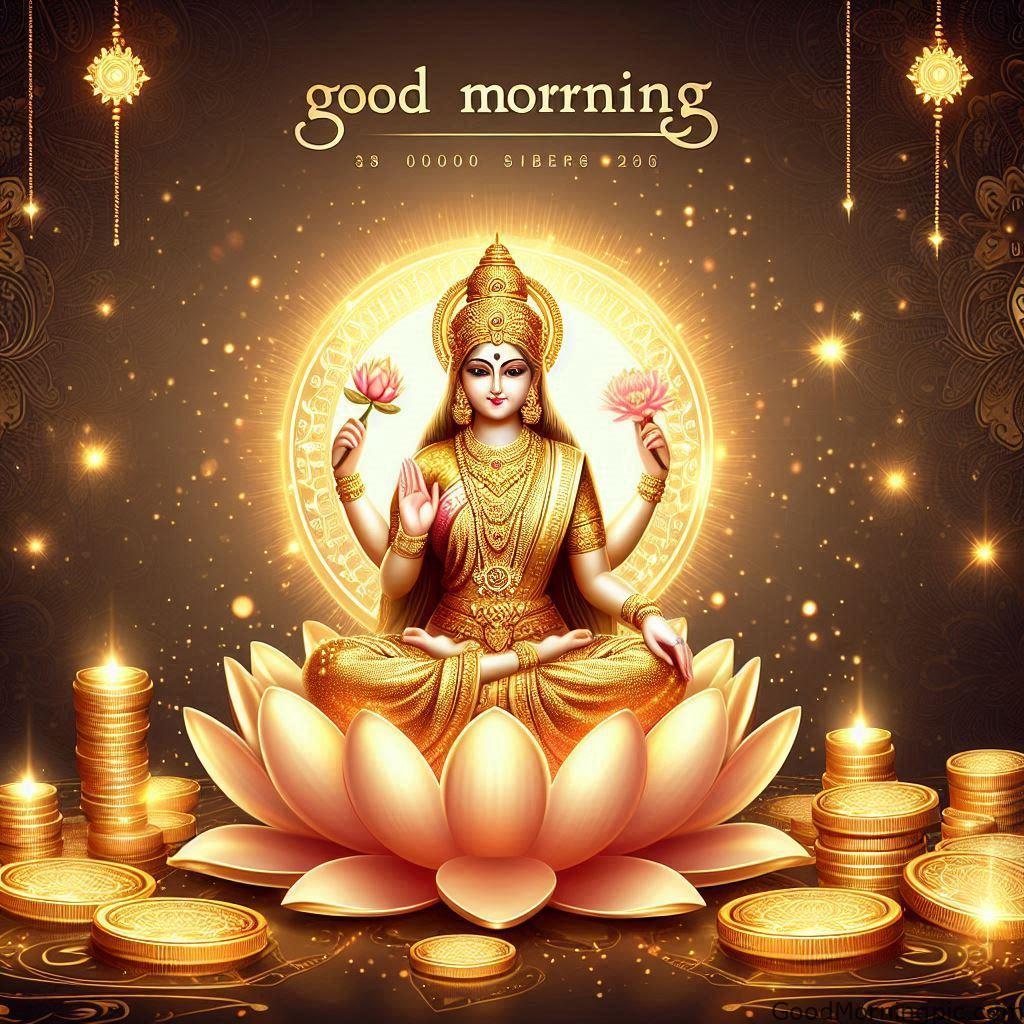 Laxmi Ji Blessings Good Morning Images 2 Laxmi Ji