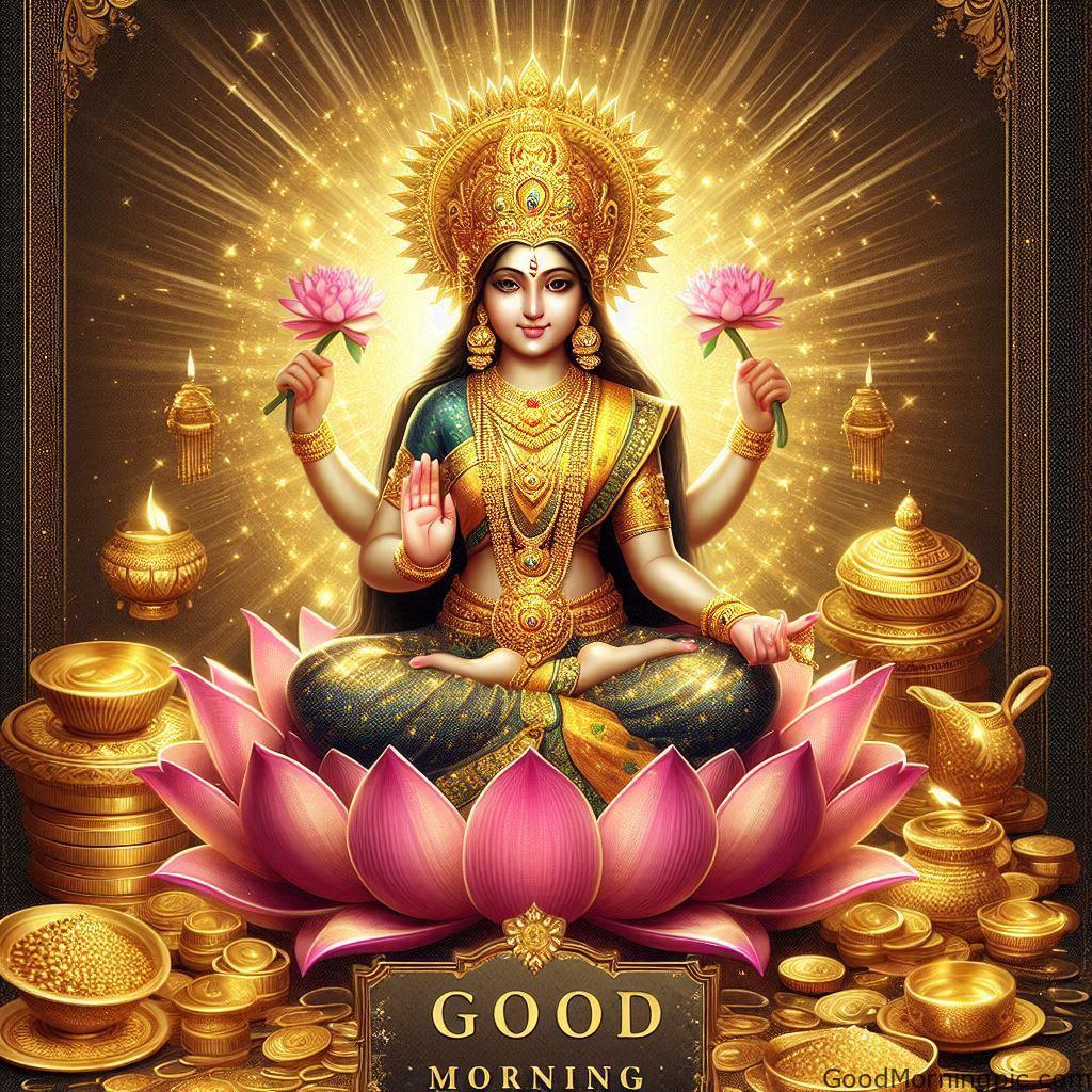 Laxmi Ji Blessings Good Morning Images 3 Laxmi Ji