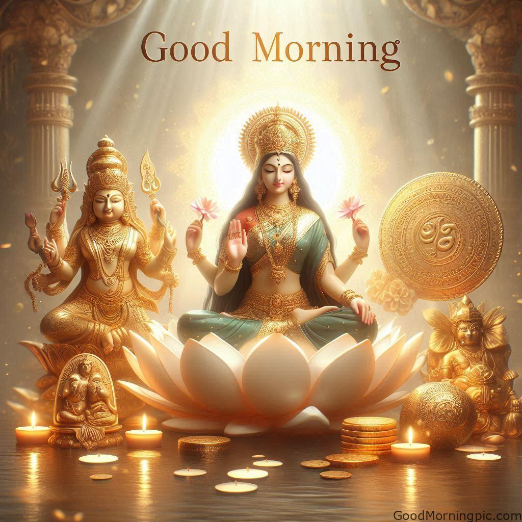 Laxmi Ji Blessings Good Morning Images 4 Laxmi Ji