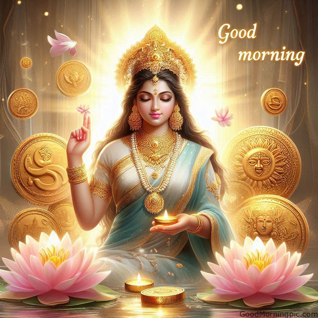 Laxmi Ji Blessings Good Morning Images 5 Laxmi Ji