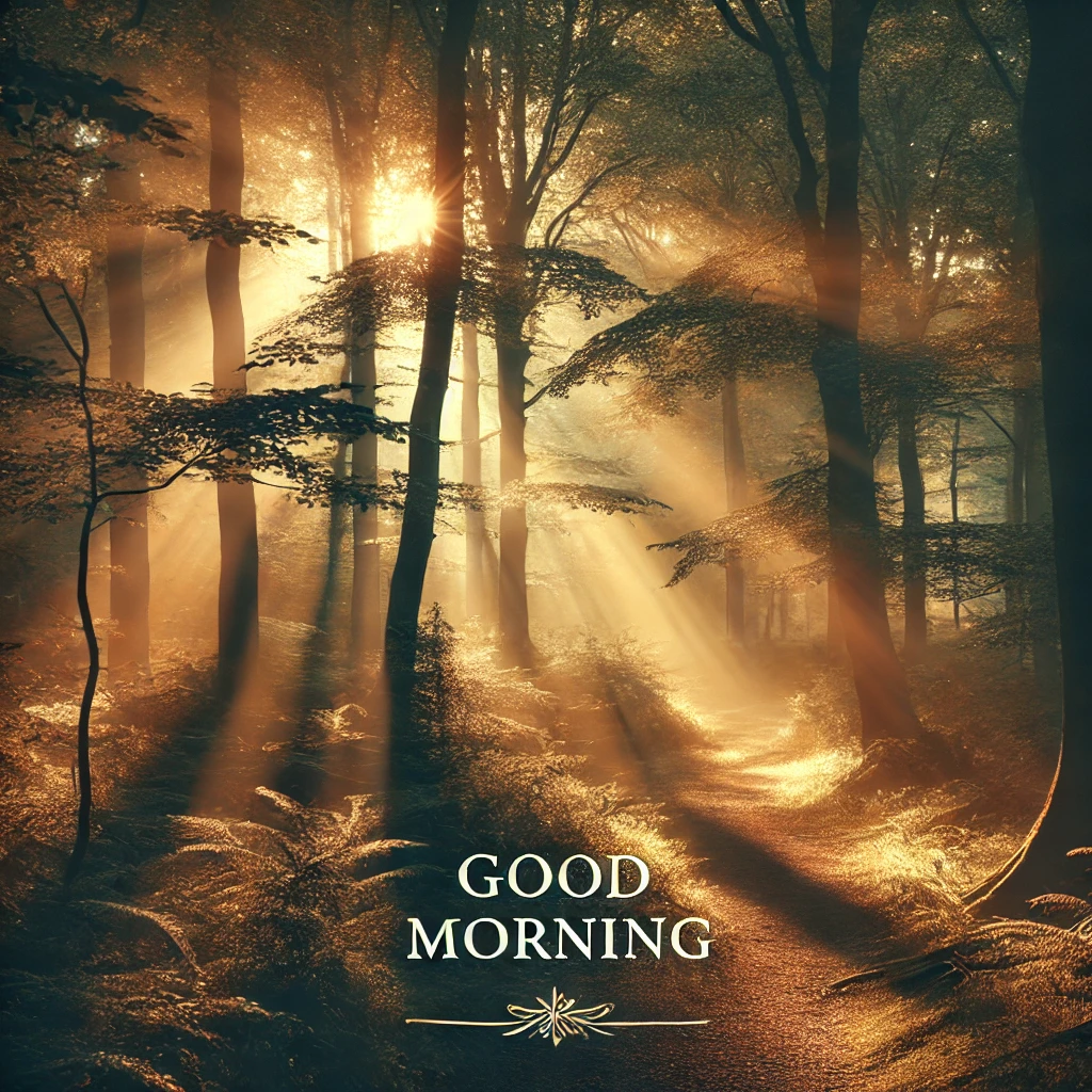 Nature Beautiful Good Morning Scenery Images 48 early morning forest with sunlight rays 3 good morning