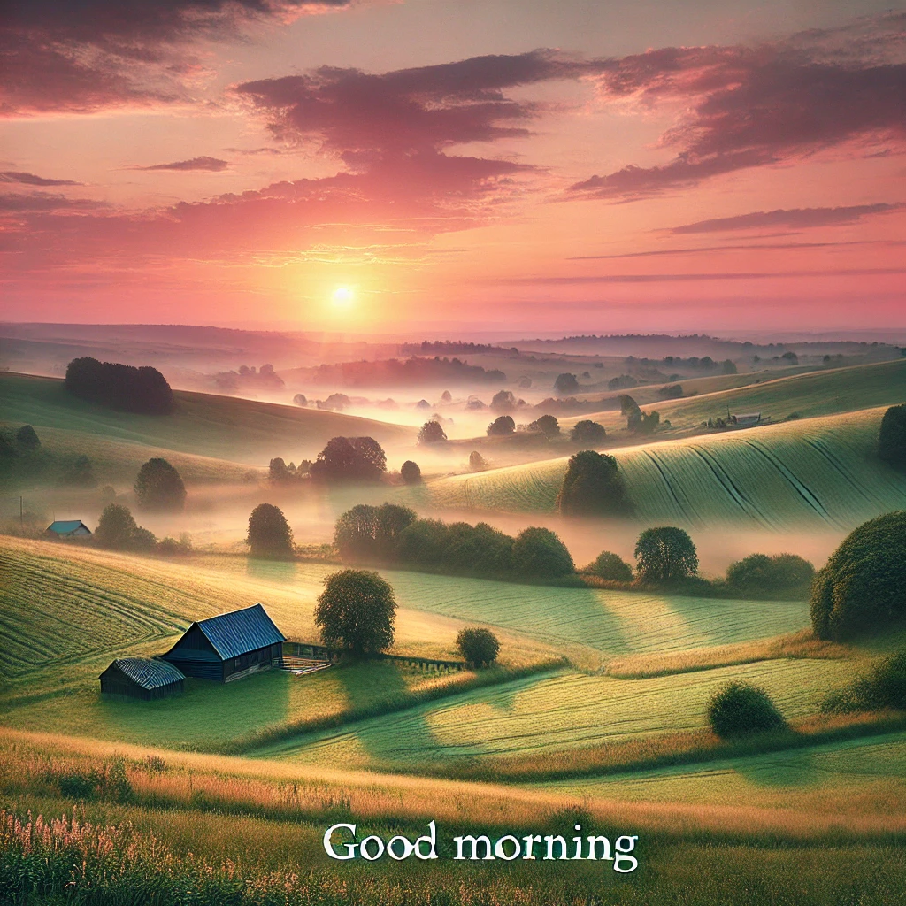 Nature Beautiful Good Morning Scenery Images 24 peaceful countryside sunrise photography