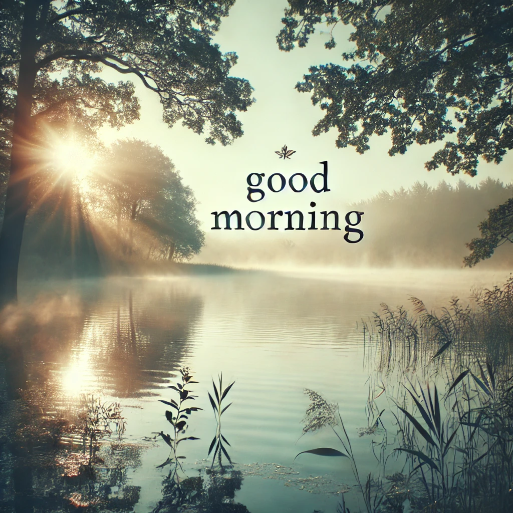 Nature Beautiful Good Morning Scenery Images 14 serene morning lake with misty background
