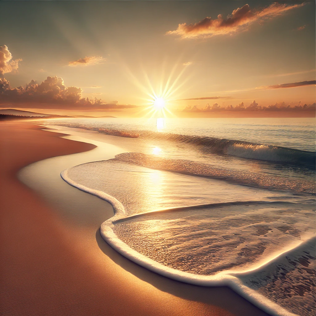 Nature Beautiful Good Morning Scenery Images 30 tranquil beach sunrise with calm waves