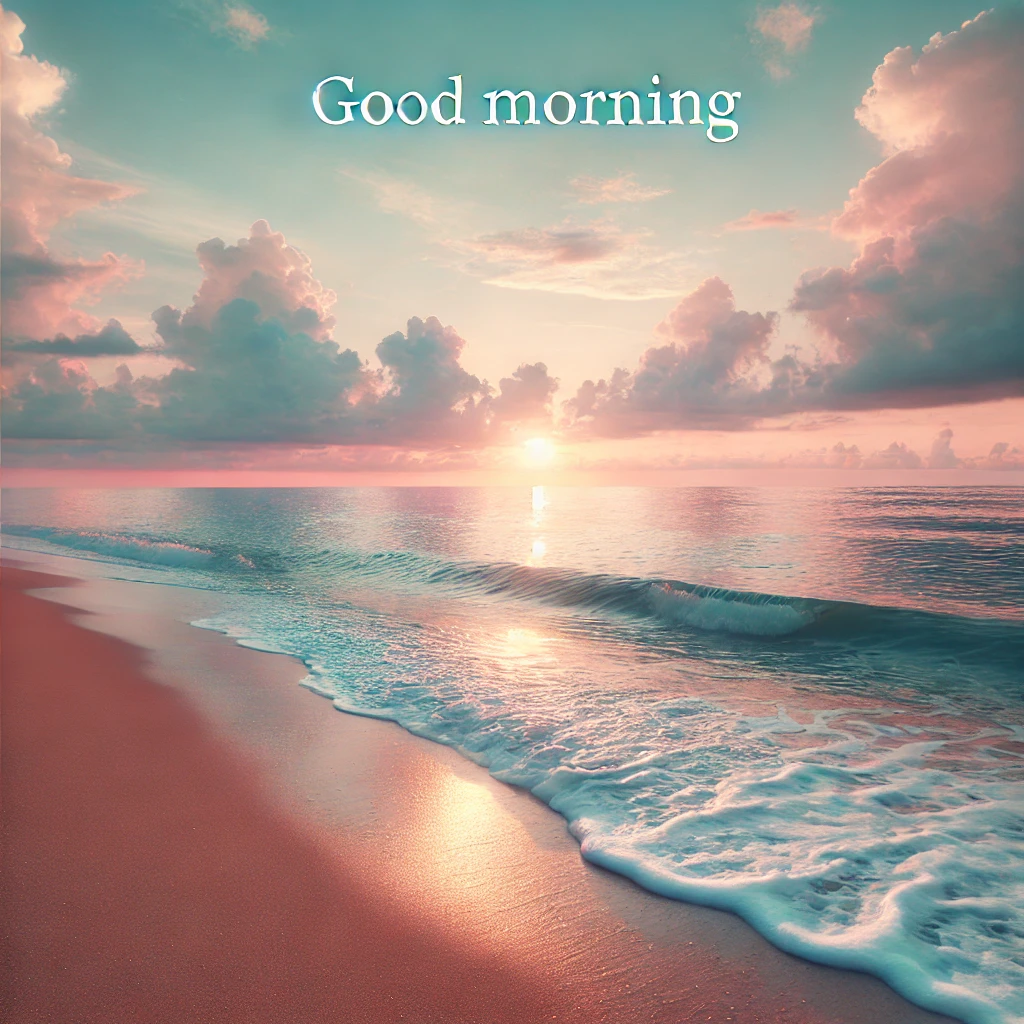Nature Beautiful Good Morning Scenery Images 32 tranquil beach sunrise with calm waves