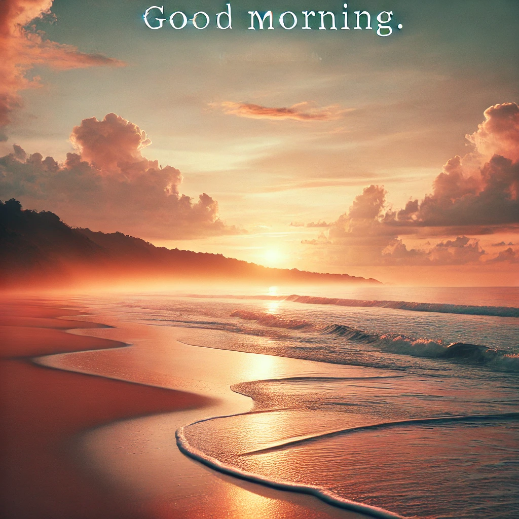Nature Beautiful Good Morning Scenery Images 34 tranquil beach sunrise with calm waves